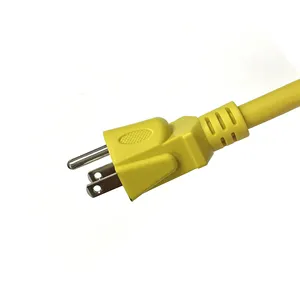 Cable de extensión impermeable SJTW 15A 20A 18/3 16/3 14/3 12/3 aprobado por UL para equipos de jardín