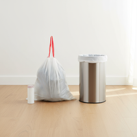 Sacs poubelles de cuisine jetables en PE à cordon, personnalisables, anti-fuite, pour usage domestique, vente en gros OEM/ODM - Fournisseur