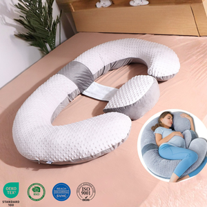 Almohada <span class=keywords><strong>de</strong></span> cuña <span class=keywords><strong>de</strong></span> <span class=keywords><strong>embarazo</strong></span> <span class=keywords><strong>de</strong></span> muestra gratis almohada <span class=keywords><strong>de</strong></span> lactancia <span class=keywords><strong>de</strong></span> cuerpo completo en forma <span class=keywords><strong>de</strong></span> C para embarazadas Maternidad - Product Image 1