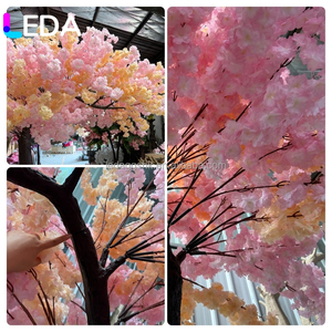 ต้นซากุระประดิษฐ์สีชมพูขาวสุดหรูจาก LEDA Wholesale ต้นเชอร์รี่บลอสซัมประดิษฐ์แบบขยายได้ สำหรับตกแต่งห้างสรรพสินค้า ร้านอาหาร และสวน - Product Image 2