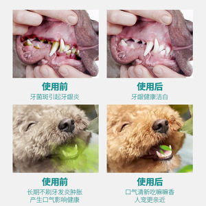 ผ้าเช็ดนิ้วสำหรับทันตกรรม 50 ชิ้น รสชาติมิ้นท์ สำหรับการดูแลช่องปากของสัตว์เลี้ยง ลมหายใจสดชื่น - Product Image 2