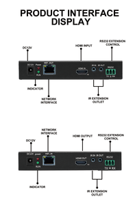Bitvisus <span class=keywords><strong>HDBaset</strong></span> Audio/Vidéo Professionnel 70M 40M POE <span class=keywords><strong>HDMI</strong></span> Signal Extender 4K30Hz <span class=keywords><strong>HDBaseT</strong></span> Extender KVM Extender - Product Image 3