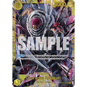One Piece le jeu de cartes Charlotte Katakuri OP03-123 SEC JAP Produit - Product Image 1