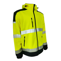 Nouvelle taille personnalisée pour hommes, vêtements de travail extensibles, veste de sécurité, uniformes de construction Hivis, imperméable et fluorescent