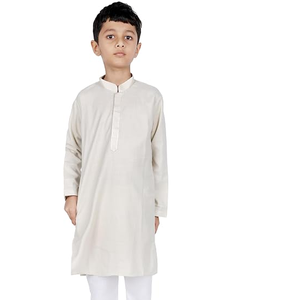 Tenue traditionnelle en coton pour garçons, Kurta pour enfants, vêtements ethniques indiens pour les festivals et les fêtes - Product Image 1