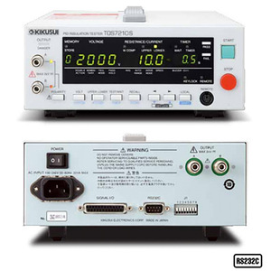 เครื่องทดสอบความต้านทานฉนวน Kikusui TOS7200 TOS7210S 5 kV เครื่องวัดความต้านทานความปลอดภัย อุปกรณ์ทดสอบทางไฟฟ้า - Product Image 3