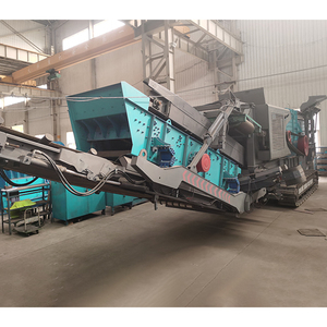 Cina Trade New Combined Mobile frantoio per pietre impianto automatico rottami di acciaio di frantumazione linea di produzione motore cuscinetto minerario - Product Image 1