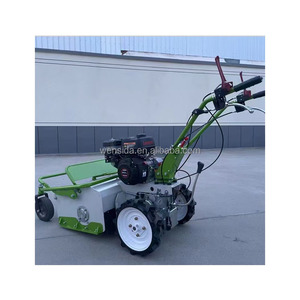 <span class=keywords><strong>Tondeuse</strong></span> à gazon diesel haute puissance à conducteur marchant pour vergers domestiques petit désherbage à essence et coupe d'herbe autopropulsée - Product Image 5