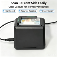 Escáner Inteligente de Documentos de Identidad OCR MRZ, Lector de Códigos QR y Códigos de Barras 2D, Escáner de Captura de Fotos de Pasaportes e Identificaciones para Kioscos Bancarios y Acceso de Seguridad