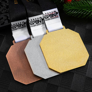 Индивидуальный дизайн: медаль для единоборств (1-я, 2-я, 3-я), с эмалевым логотипом, для тхэквондо, спортивная награда, с ланъярдом - Product Image 5