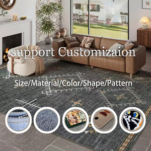 Gradient Sóng Không Thường Xuyên Đổ Xô Hiện Đại Rừng Non-Slip 12Mm Dày Đay Ủng Hộ Thảm Cho Phòng Khách Phòng Ngủ Nghiên Cứu - Product Image 6