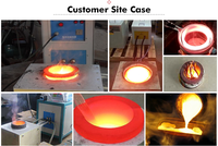 Fourneau de fusion de 1 kg, fourneau de fusion d'or, machine de fusion d'or et d'argent, fourneau à creuset de haute qualité, machine de fusion à induction électrique