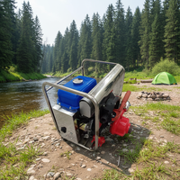 Pompe à eau portable compacte Timecore JBQ8.5/2.5, débit de 400 L/min, pression de 1,75 MPa, 6,4 CV, alimentée à l'essence, pour l'agriculture