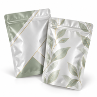 Sachet en aluminium ECO à fermeture éclair, résistant à la lumière, pour emballage alimentaire, vente en gros