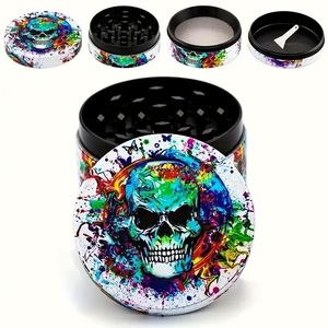 Nuevo Molinillo de Hierbas Metálico de 4 Piezas de 40/50/55/63MM con Impresión UV Premium - Product Image 4