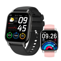 Reloj Inteligente P66 para iPhone 15 Pro Max 14 13 12 11 XR, Correa de Plástico OLED para Llamadas, Esferas Personalizadas, Monitor de Salud, Rastreador de Actividad Física