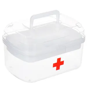 Kotak pertolongan pertama penjualan laris 2024 kotak penyimpanan plastik kotak Obat apotek