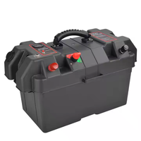Le plus récent boîtier de batterie DC 12v moteur de pêche à la traîne centre d'alimentation intelligent noir boîtier électronique et d'instrument