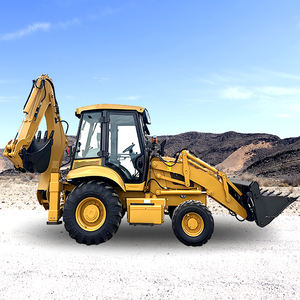 Produsen Mesin CE EPA 4X4 Backhoe <span class=keywords><strong>Loader</strong></span> Retroexcavadora China Wheel Front End Backhoe <span class=keywords><strong>Loader</strong></span> - Product Image 3