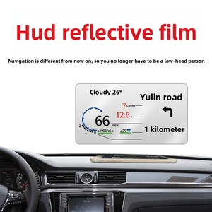 Película Reflectante HUD Original de Alta Definición, Sin Efecto Fantasma, Protección UV, Origen Japón, Película de Proyección para Parabrisas de Automóvil, Venta al por Mayor de Fábrica - Product Image 1
