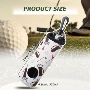 Bolsa Porta Pelotas de Golf Colorida con Capacidad para 3 Pelotas, Bolsa de Accesorios de Golf con Clip, Regalo Divertido para Golfistas, Torneos y Tees - Product Image 2