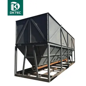 35 Ton Horizontal Mobile Cement Storage Silo for Bulk Cement