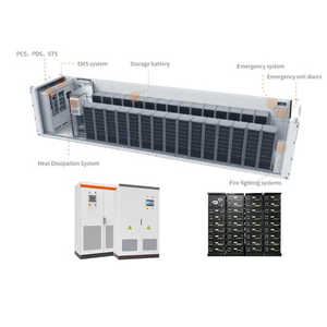Système de stockage d'énergie solaire Vland V-20ft, conteneur commercial industriel hors réseau/hybride, IP65 - Product Image 3