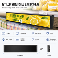 Pantalla LCD Extensible Android Avanzada para Señalización Digital con CMS en la Nube y Control Remoto para Publicidad en Estantes de Comercios Inteligentes