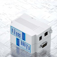 Serveurs de périphériques de port série stables industriels DTECH Convertisseur Tcp/ip RS232 vers Ethernet avec fonction de passerelle DNS DHCP