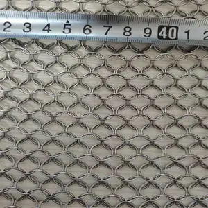 Geschweißtes Ringnetz aus Edelstahl Kettenhemd für Vorhänge