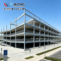 Grande structure de stationnement préfabriquée en acier avec cadre structurel personnalisé pour la construction de parkings commerciaux à plusieurs niveaux