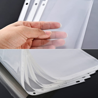 Protecteur de feuille A4 3 trous PP 35 Micro poche à feuilles mobiles pour dossier de papeterie de bureau