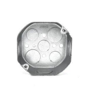 Conducto Octagonal de acero galvanizado, caja eléctrica UL 1-1/2 ", 54151-3/4", salida de fábrica