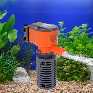 Moderno 3W 5W Mini acuario 3 en 1 filtro de tanque de peces con bomba de circulación de agua ecológica de 220V forma cuadrada de plástico - Product Image 3