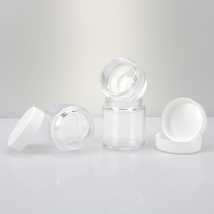 Custom Airtight Bamboo Lid Clear Cylinder <b>Glass</b> Jar Cute Cat Print Decal Moisture Proof Pet Food Storage <b>Container</b> for Dry Cat - Product Image 4