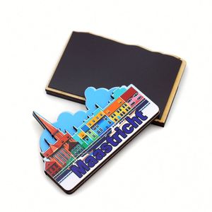 Hot Selling Custom Print Logo Country Cities Tourism Souvenirs Customized Laser Engrave 3D Wooden <b>Fridge</b> Magnets - Product Image 2