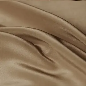 Plain Dyed Solid Color CDC 100% Real Pure Silk Crepe De Chine Fabric for Lady Soft Dress