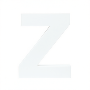 Wooden Letter Z <b>Wall</b> <b>Decor</b> For Home Office Decorations - Product Image 2