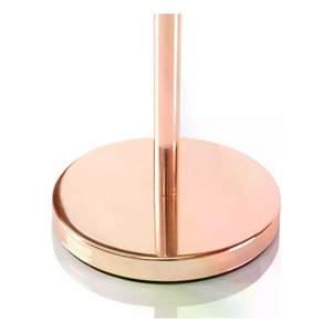 Rose Gold Tabletop Makeup Mirror With Light 5x Magnification Metal Vanity Mirror - Product Image 4
