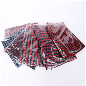 Camisa de Trabajo a Cuadros de Algodón Roja y Negra de Manga Larga para Adultos, Antiincrustante, 100% Algodón - Product Image 2