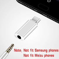 Typ-C auf 3,5mm Klinkenadapter für Mobiltelefone Kopfhörer-Audio-Konverterkabel für Macbook Air für Xiaomi Andere Smartphones Aux