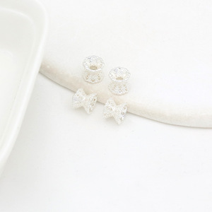 ลูกปัดลายดอกไม้ชุบทอง 14k สำหรับทำเครื่องประดับ DIY C21A - Product Image 5