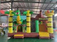 Rumah Loncat Hewan PVC Laris Manis, Kastil Loncat Tiup untuk Pesta dengan Perosotan, Dijual