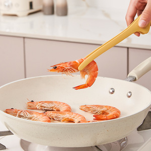 Pince alimentaire en silicone pour grillades et barbecue, outil de cuisine durable et antidérapant, pince à steak allongée, accessoire de cuisine - Product Image 2