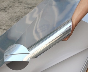 0.25 -1 Mm 915*1830 Petg Tấm Gương Tĩnh Không Có Keo <span class=keywords><strong>UV</strong></span> Chặn Một Cách Gương Phim Cho Xây Dựng/Nhà Cửa Sổ - Product Image 1