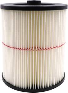 17816 लाल पट्टी वैक्यूम कारतूस हेपा फिल्टर प्रतिस्थापन भाग फिट, शिल्पकार की दुकान के लिए गीला/सूखी वैक्यूम मॉडल 5, <span class=keywords><strong>6</strong></span>, 8, 12 - Product Image 3