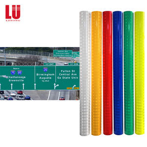 Özel UV dijital eko Solvent baskı yeşil karayolu trafik yol çıkış işareti emniyet işareti yansıtıcı kaplama etiket malzemesi - Product Image 1