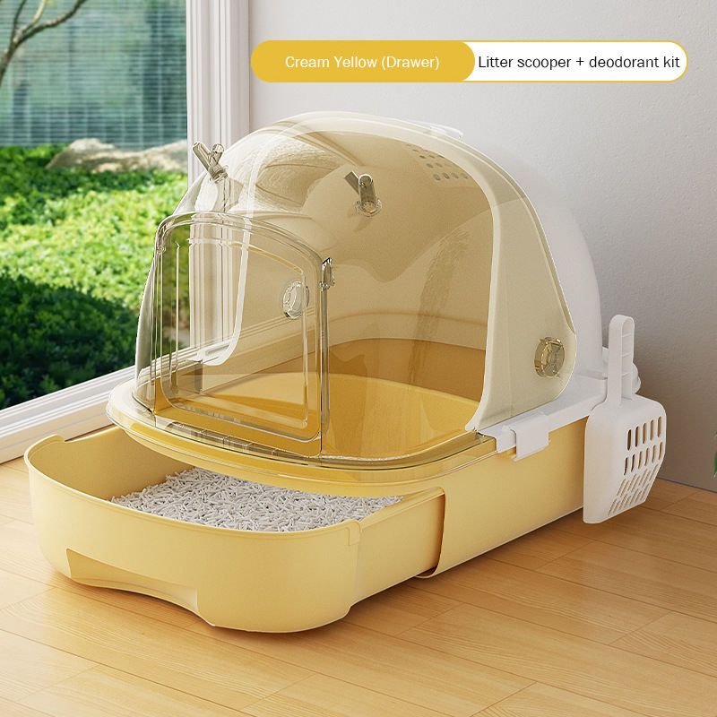 สไตล์ลิ้นชักสีเหลือง