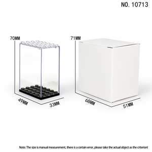 Caja de Exhibición Acrílica BLOCKMOC 10713, Venta al por Mayor, Cubierta Transparente a Prueba de Polvo, Accesorios para Bloques de Construcción de Partículas Pequeñas, Edades 6+ - Product Image 4