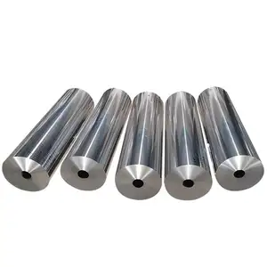 Échantillon gratuit feuille d'aluminium alimentaire épaisseur différente feuille d'aluminium PLA 6/ 6.35/6.5/7/9mic 10-50micron feuille d'aluminium rouleau jumbo